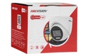 Cámara domo turbo, resolución 5 Mpx 3K, lente fijo, IR 30 mt, luz blanca 20 mt, IP67, 4 hibrido, microfono incorporado, carcasa metalica. Marca Hikvision
